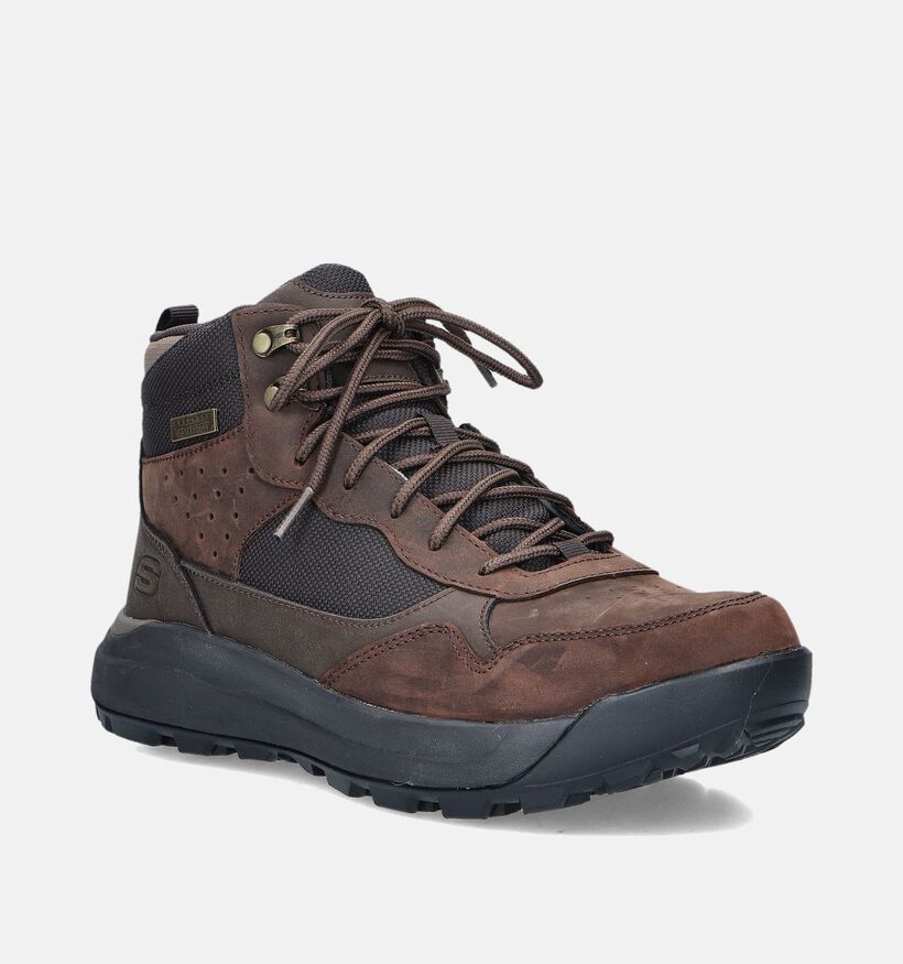Skechers Cambert Bruine Bottines voor heren (345205)