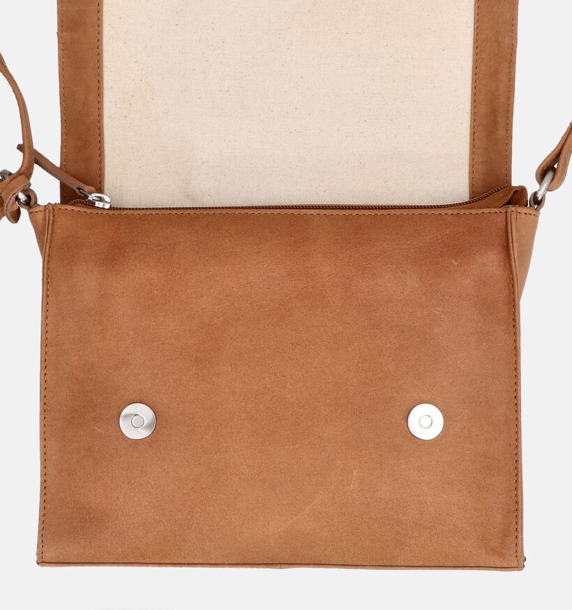Burkely Rogue Robyn Cognac Crossbodytas voor dames (356690)