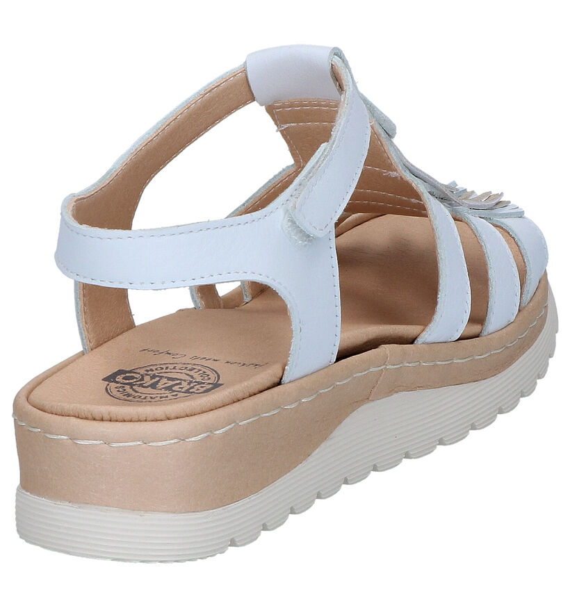 Brako Anatomics Witte Sandalen in leer (272884)