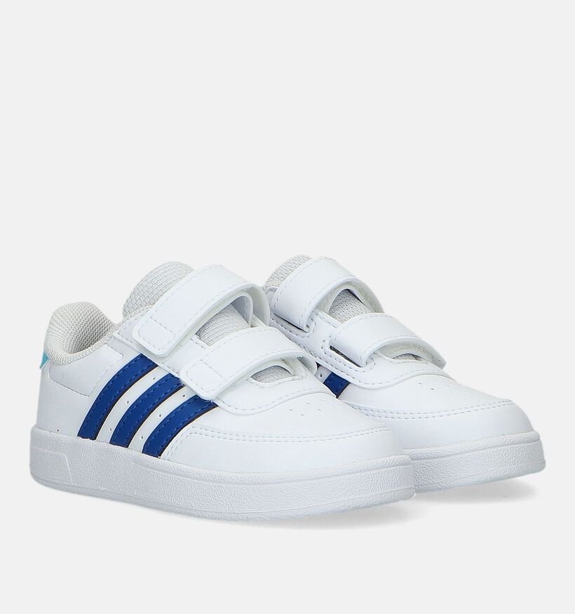 adidas Breaknet 2.0 CF Witte Sneakers voor jongens, meisjes (326881) - geschikt voor steunzolen