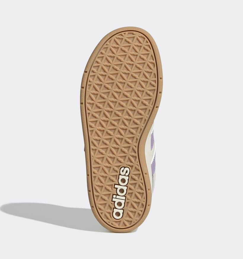 adidas Breakbase Grijze/Paarse Sneakers adidas Breakbase Grijze/Paarse Sneakers voor meisjes (359627) - geschikt voor steunzolen