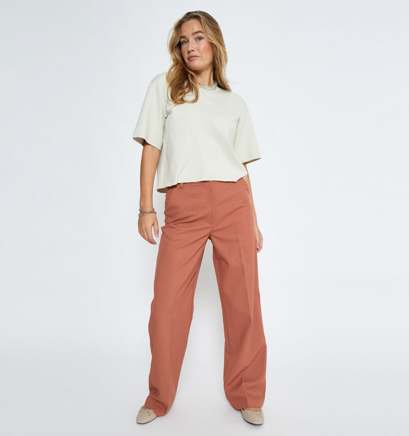 Desires Fallon Lichtbeige T-shirt voor dames (364714)