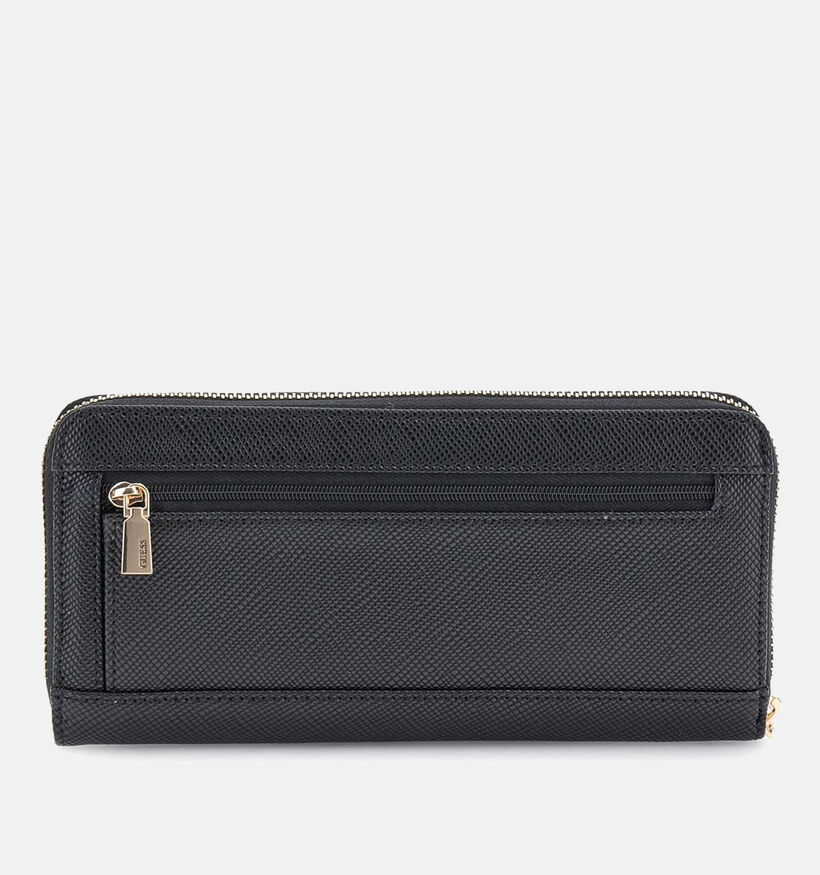 Guess Porte-monnaie zippé en Noir pour femmes (360075)