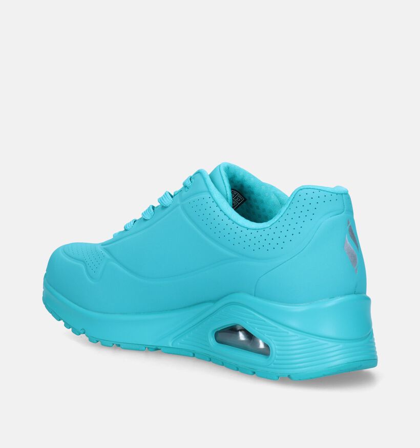 Skechers Uno Stand On Air Turquoise Sneakers voor dames (344729)