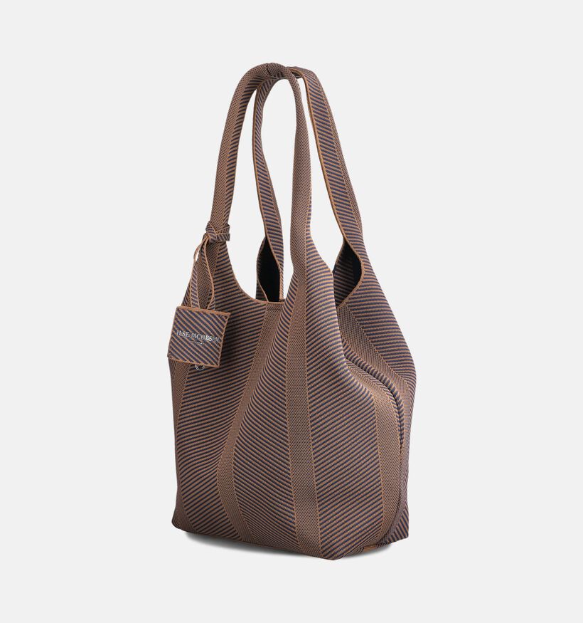 Ilse Jacobsen Knitty Buine Schoudertas voor dames (373259)