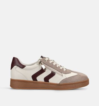 Marco Tozzi Low Lage schoenen Wit/Beige/Goud/Bordeaux
