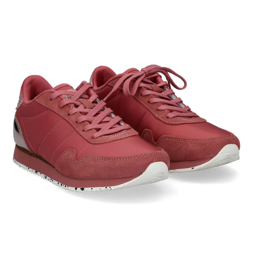 Woden Nora 3 Roze Sneakers voor dames (306892) - geschikt voor steunzolen