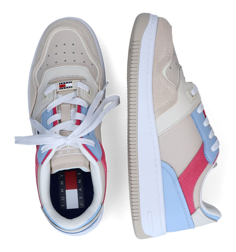Tommy Hilfiger Tommy Jeans Baskets en Beige en cuir (318210)