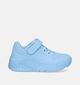 Skechers Lite Frosty Vibe Blauwe Sneakers voor meisjes (345363)