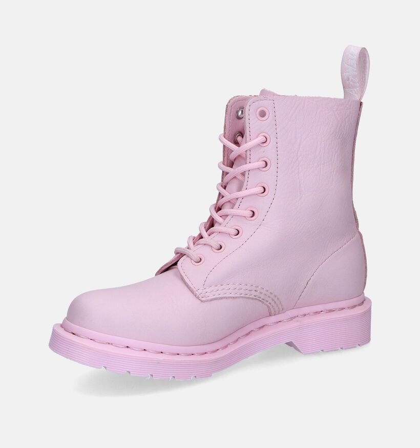 Dr. Martens 1460 Virginia Mono Bottines en Rosé pour femmes (303588)