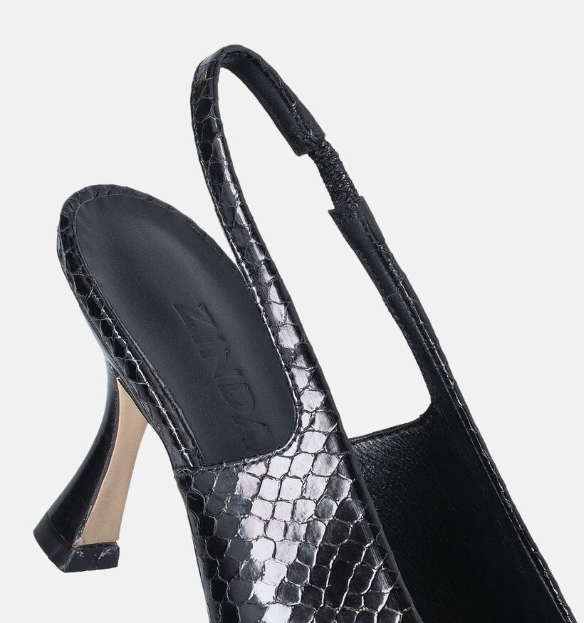 Zinda Escarpins Slingback en Noir pour femmes (357665)