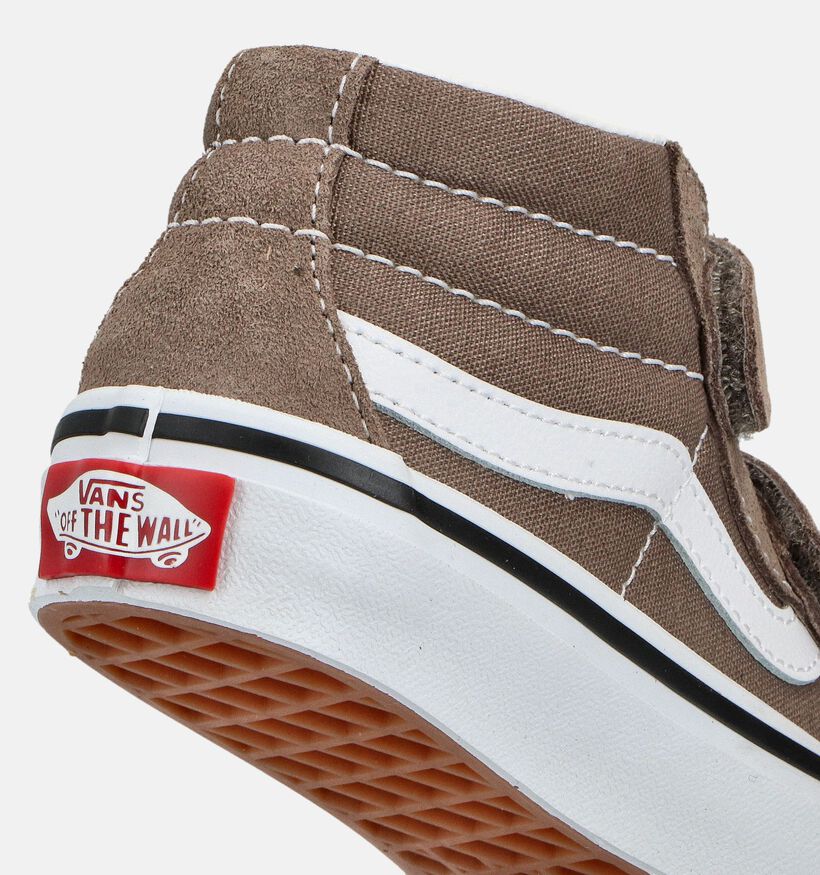 Vans SK8 Mid Reissue Bruine Hoge Sneakers voor jongens, meisjes (361164)