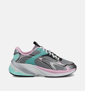 Skechers Low Sneakers Zwart/Zilver