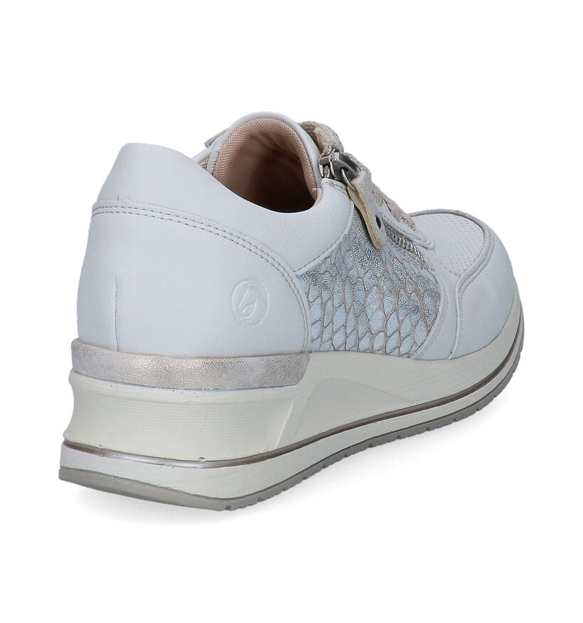 Remonte Witte Sneakers in kunstleer (302808)