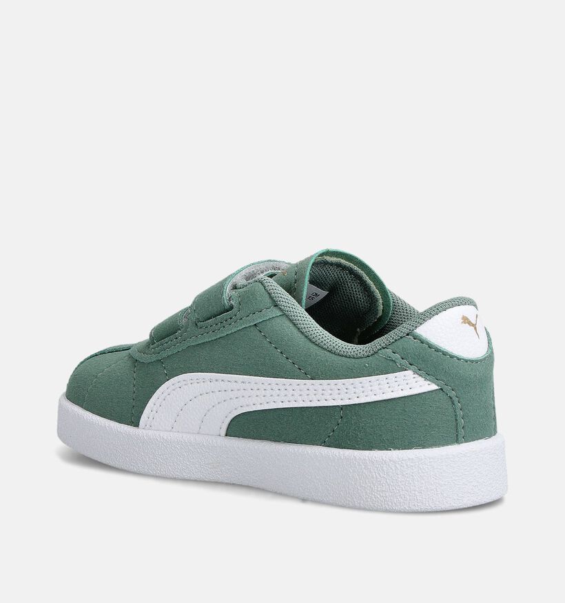 Puma Club II Groene Sneakers voor jongens, meisjes (359287) - geschikt voor steunzolen