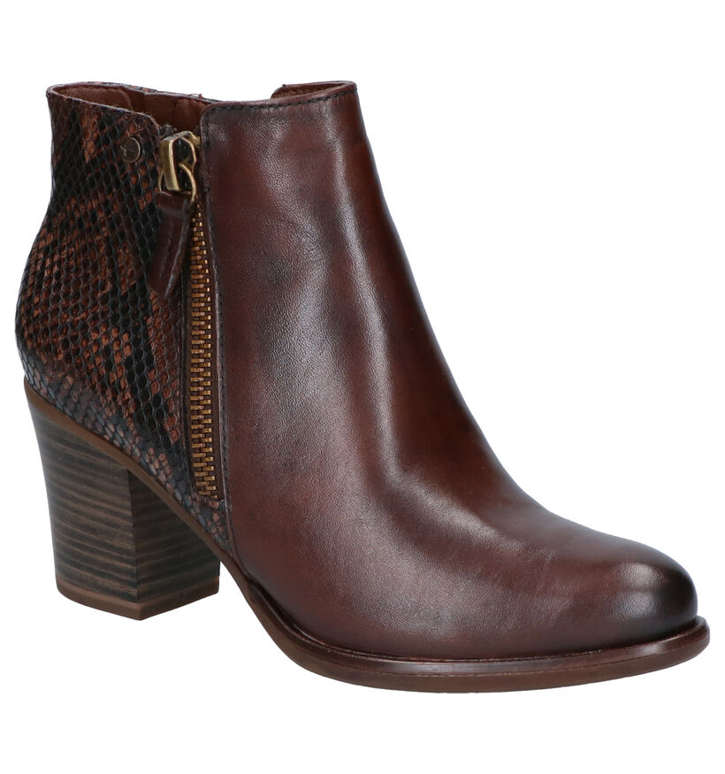 Tamaris TOUCH it Bottillons en Marron en cuir (257205)