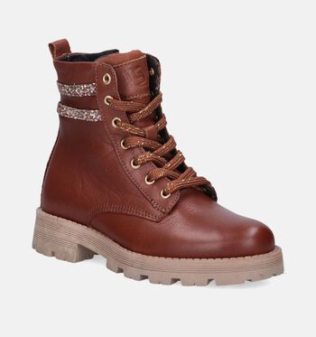 Little David Boots Zwart/Cognac