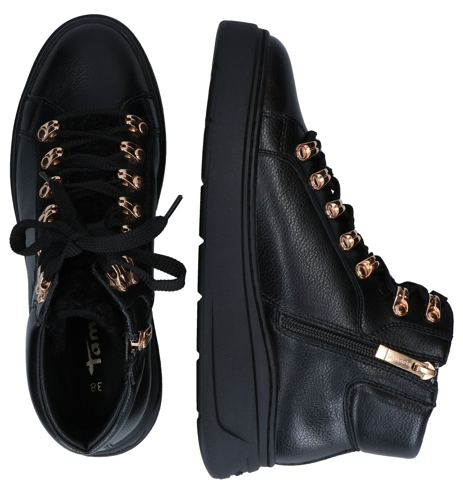 Tamaris Baskets montantes en Noir Femmes Baskets en ligne sur TORFS.BE