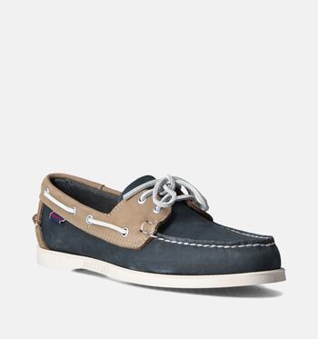 Sebago Docksides Lage schoenen Blauw/Grijs