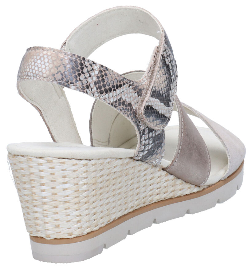 Gabor Beige Sandalen in leer (271756)