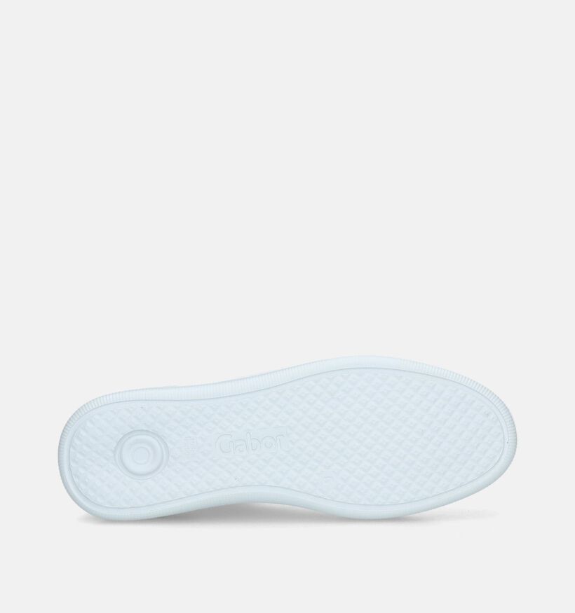 Gabor OptiFit Baskets en Blanc pour femmes (336152) - pour semelles orthopédiques
