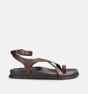 Laurent David Sandales Marron