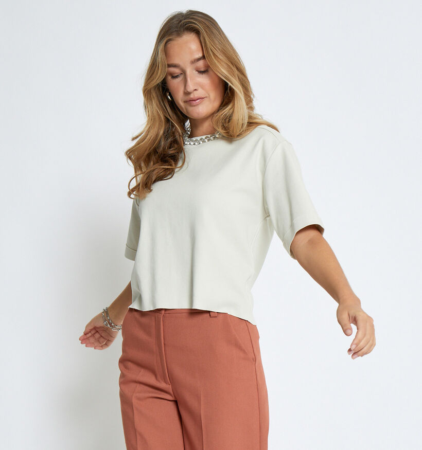 Desires Fallon Lichtbeige T-shirt voor dames (364714)