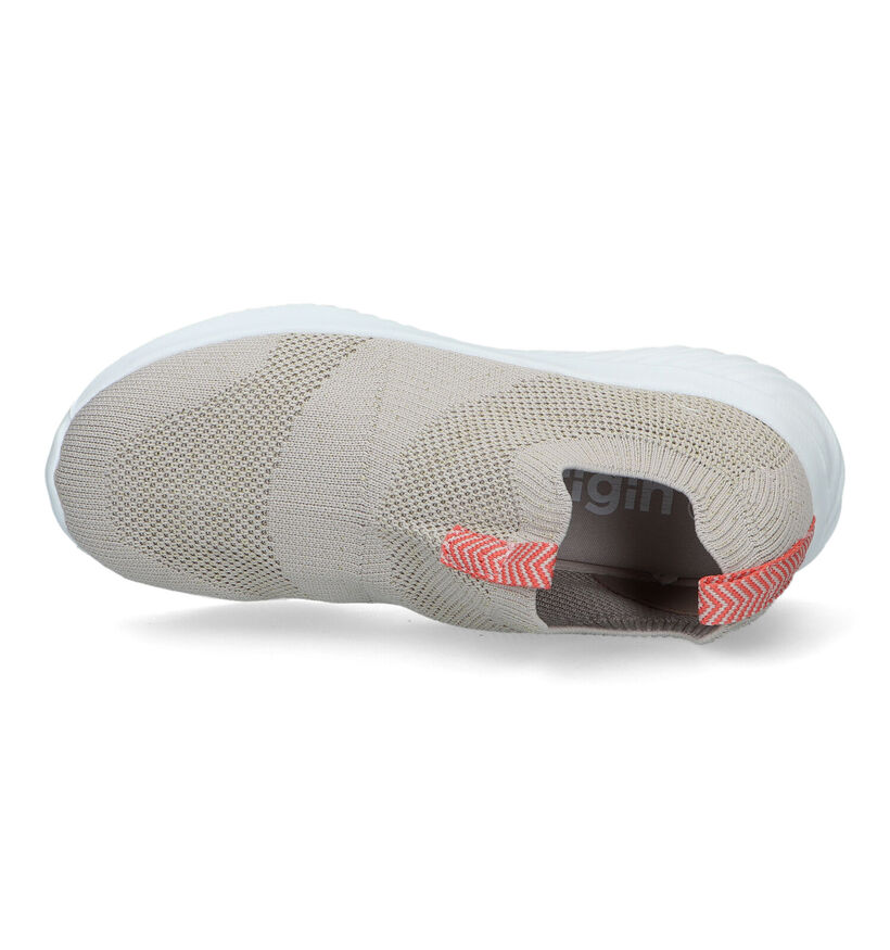 Origin Taupe Slip-On Sneakers voor meisjes (326856)