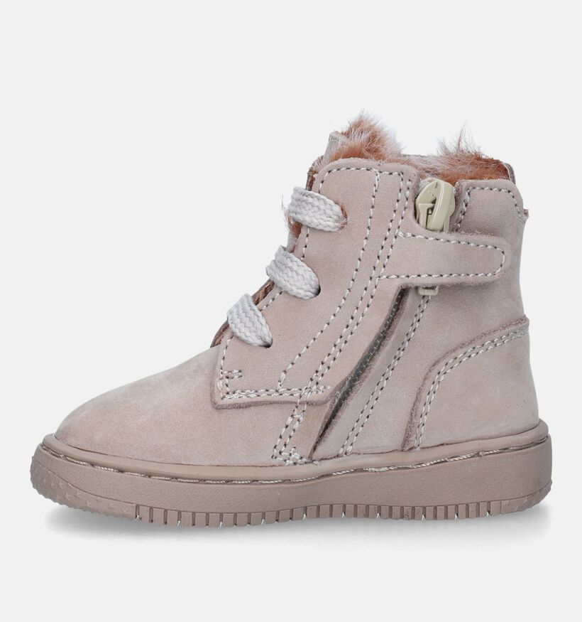 Shoesme Taupe Babyboots voor jongens, meisjes (331398)