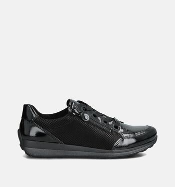Veterschoenen zwart