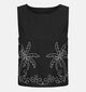 JDY Eliza Embroidery Zwart Topje voor dames (365282)