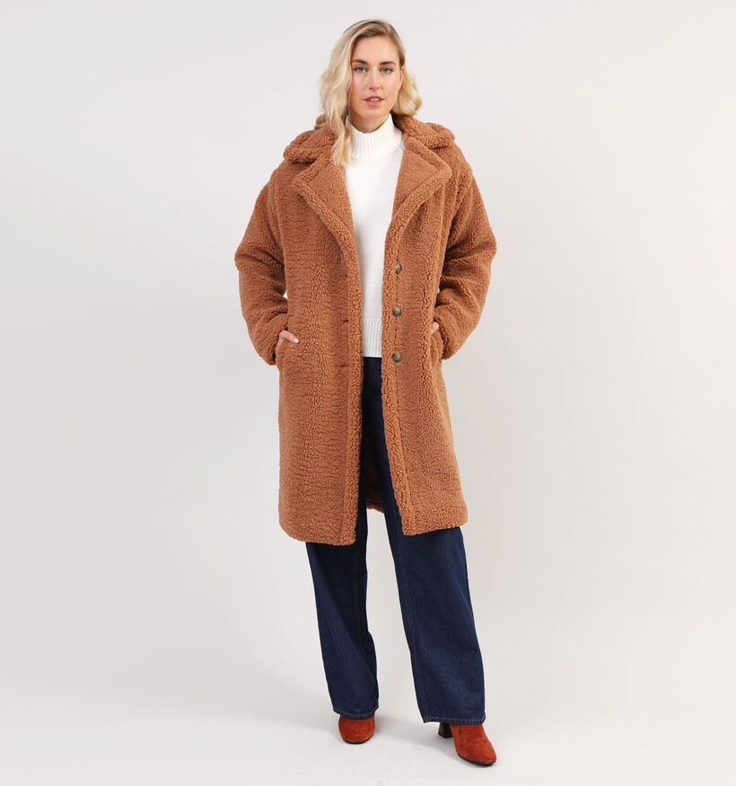 Expresso Manteau teddy en Brun pour femmes (351052)