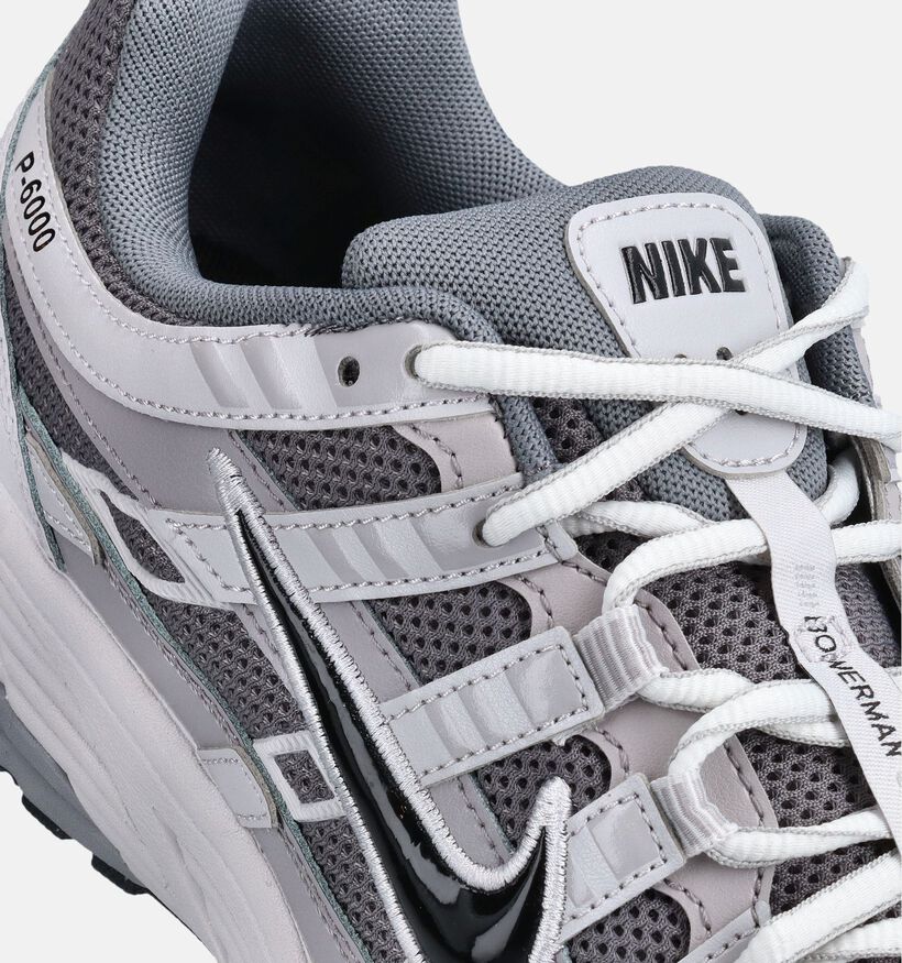Nike P-6000 Baskets basses en Gris pour hommes (373041) - pour semelles orthop&eacute;diques