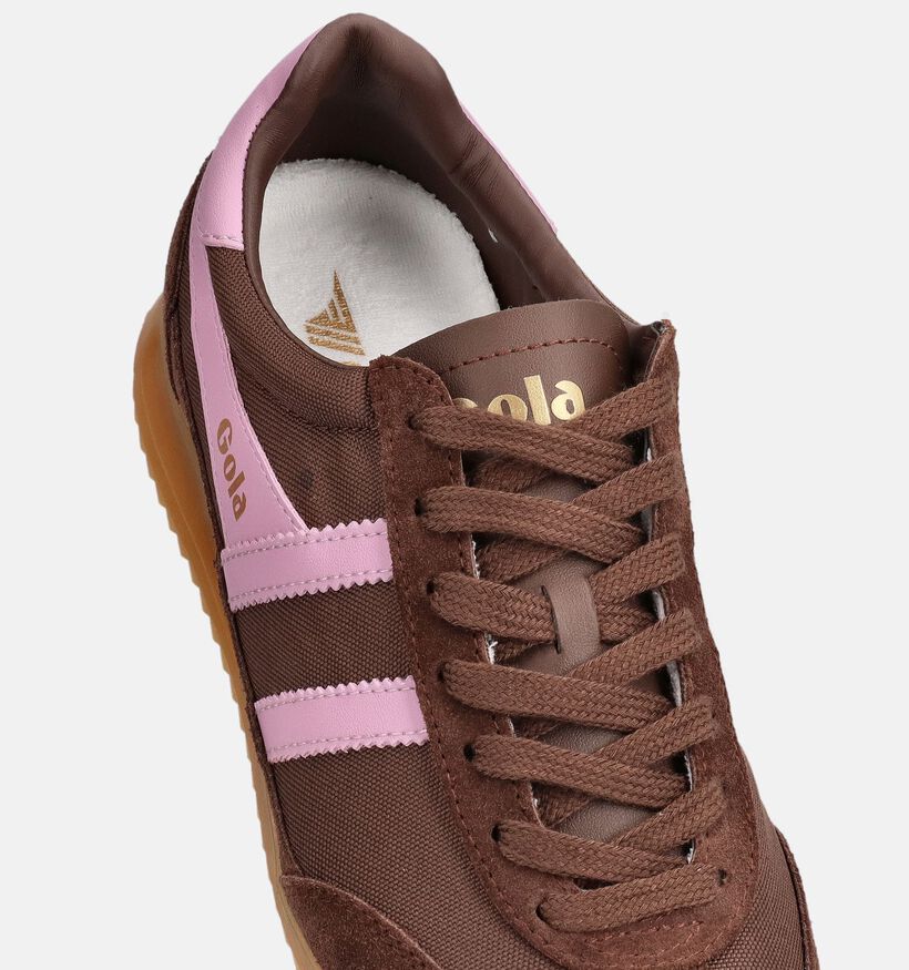 Gola Tornado Baskets casual en Marron pour femmes (368319) - pour semelles orthop&eacute;diques