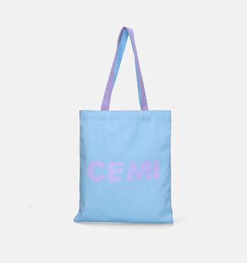 Cabas bleu