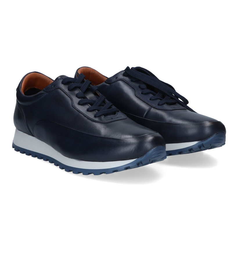 Via Borgo Chaussures à lacets en Bleu foncé pour hommes (318015)