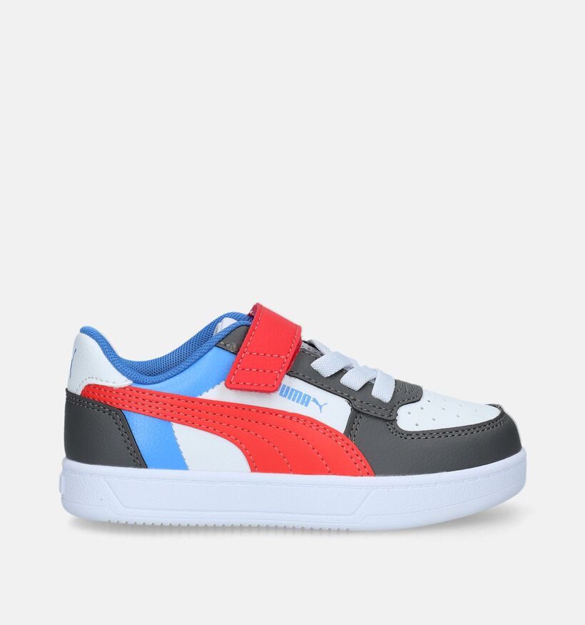 Puma Caven 2.0 Block Witte/Zwarte Sneakers voor meisjes, jongens (359188) - geschikt voor steunzolen