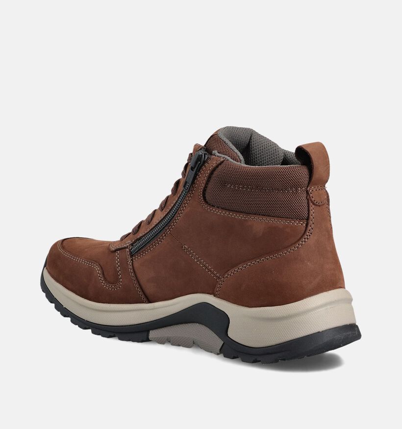 Pius Gabor Cognac Veterboots voor heren (363665) - geschikt voor steunzolen