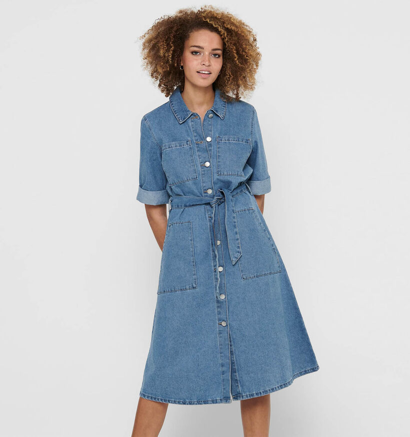 JDY Athena Robe en jean en Bleu (313394)