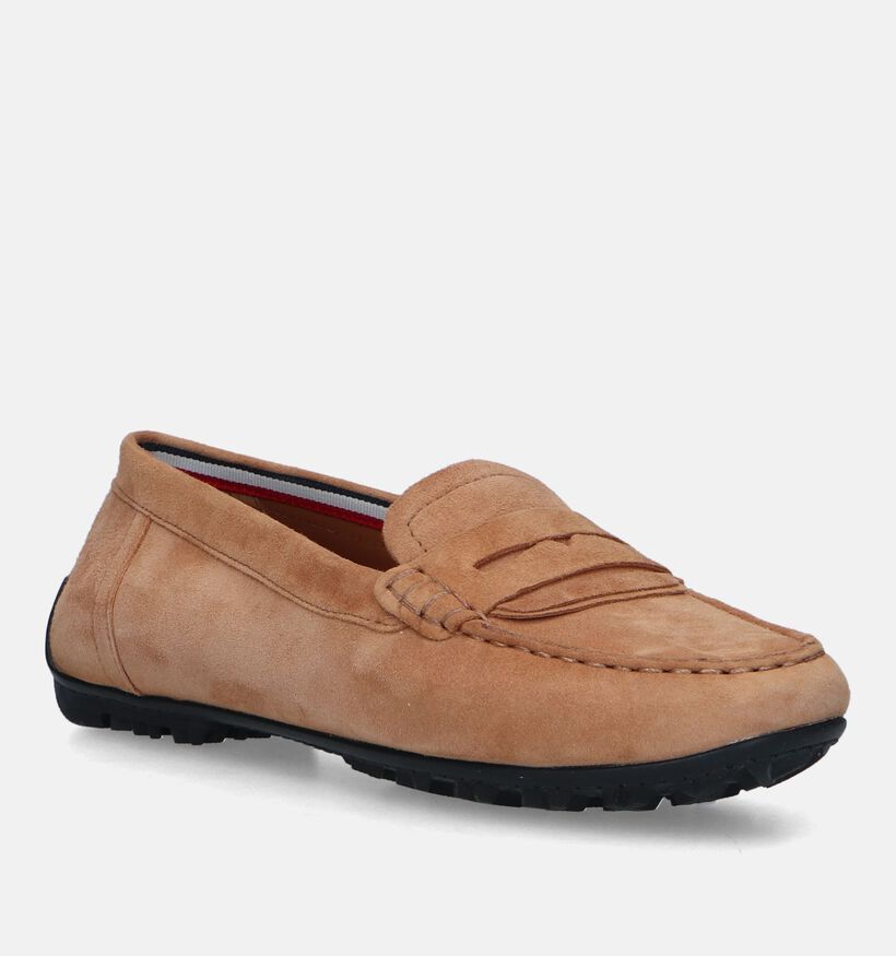 Geox Kosmopolis Mocassins en Cognac pour femmes (335647) - pour semelles orthopédiques