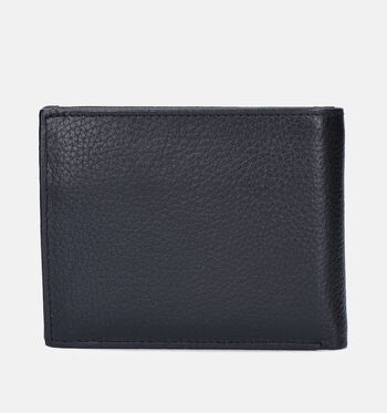 Crinkles Portemonnees Zwart/Bruin