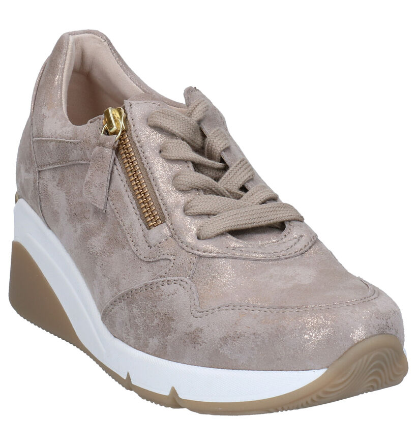 Gabor OptiFit Chaussures à lacets en Taupe en daim (271690)