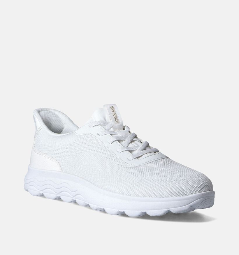 Geox Spherica Plus Chaussures à lacets en Blanc pour hommes (353850) - pour semelles orthopédiques
