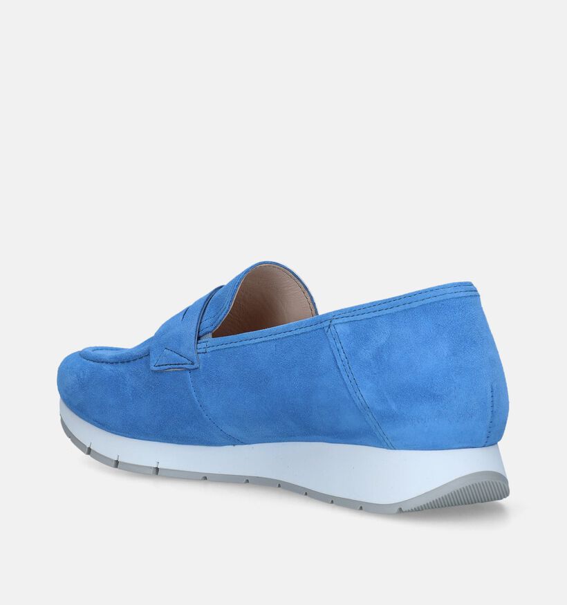 Gabor OptiFit Blauwe Mocassins voor dames (336850) - geschikt voor steunzolen