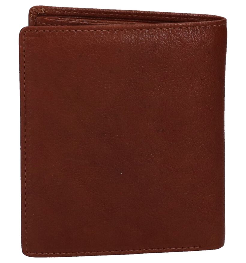 Cognac Portefeuille Via Borgo in leer (235352)