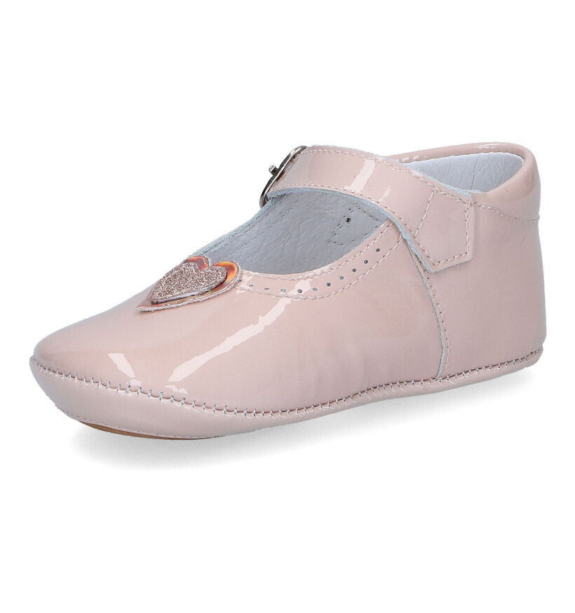 Beberlis Kuki Chaussons pour bébé en Rose pour filles (307013)