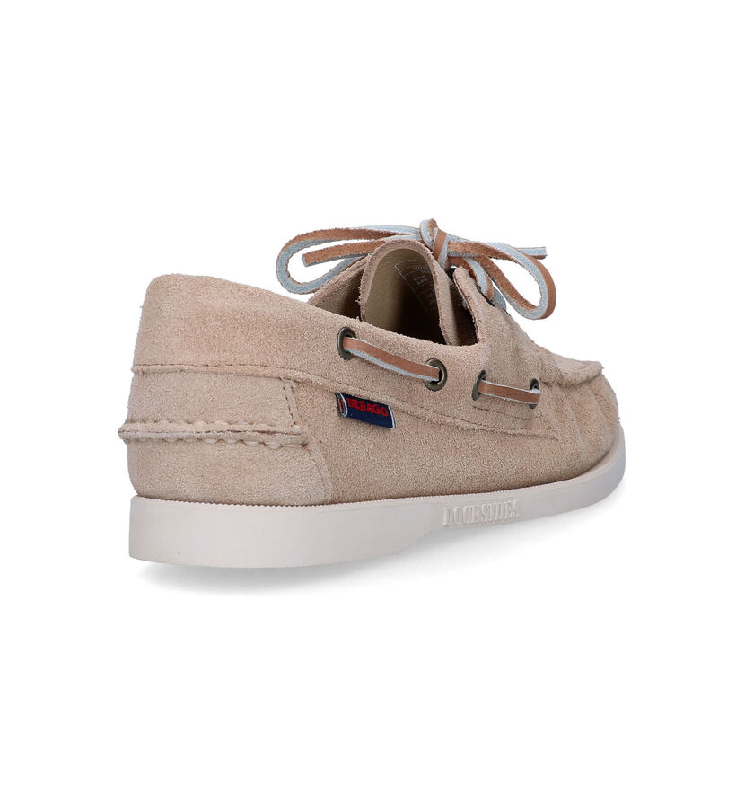 Sebago Dockside Chaussures bateau en Beige pour femmes (324096)