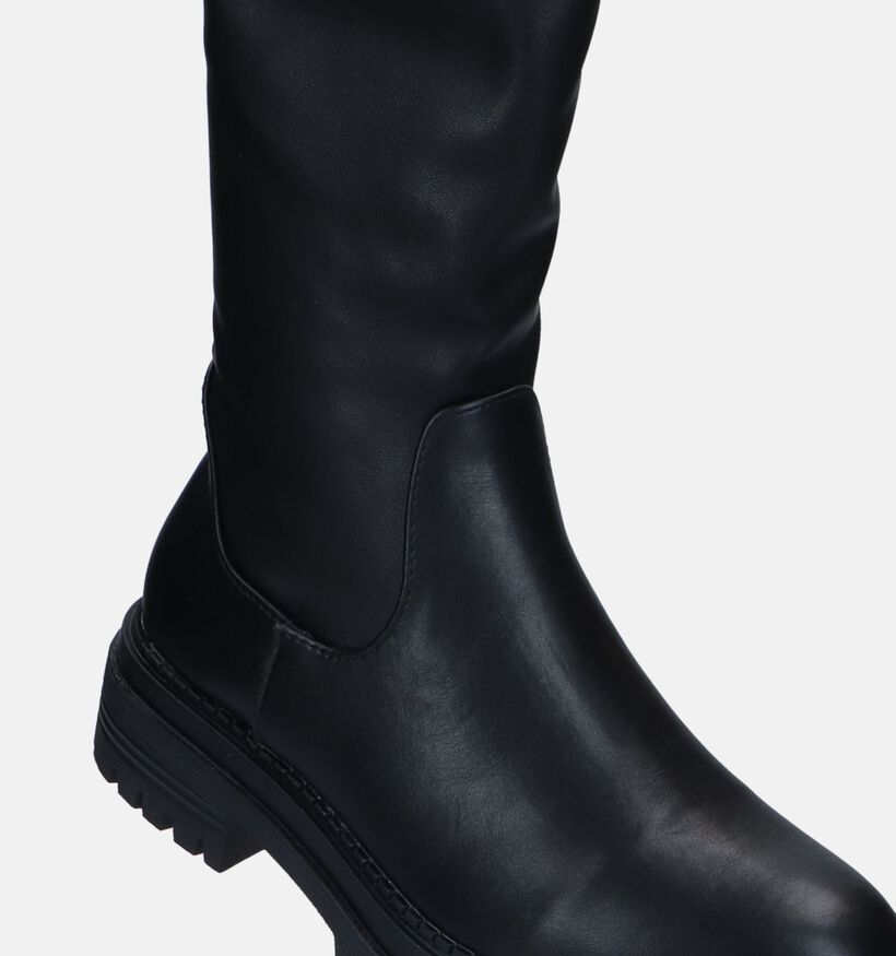 Poelman Bottes hautes en Noir pour femmes (332740)