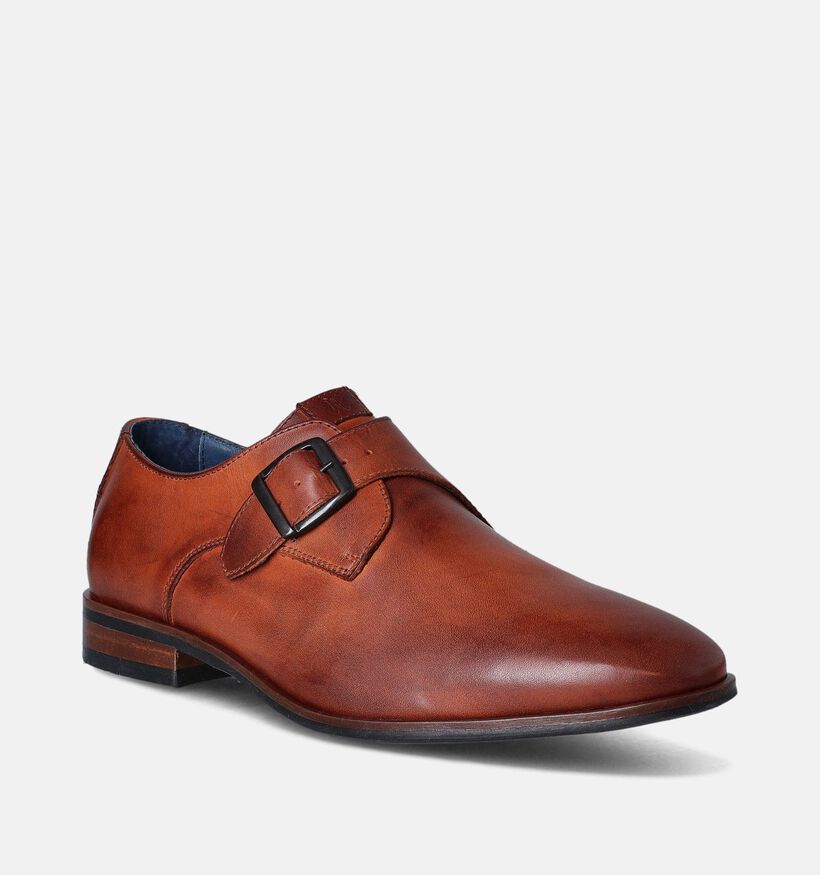 Berkelmans Termas Cognac Geklede schoenen voor heren (357862) - geschikt voor steunzolen