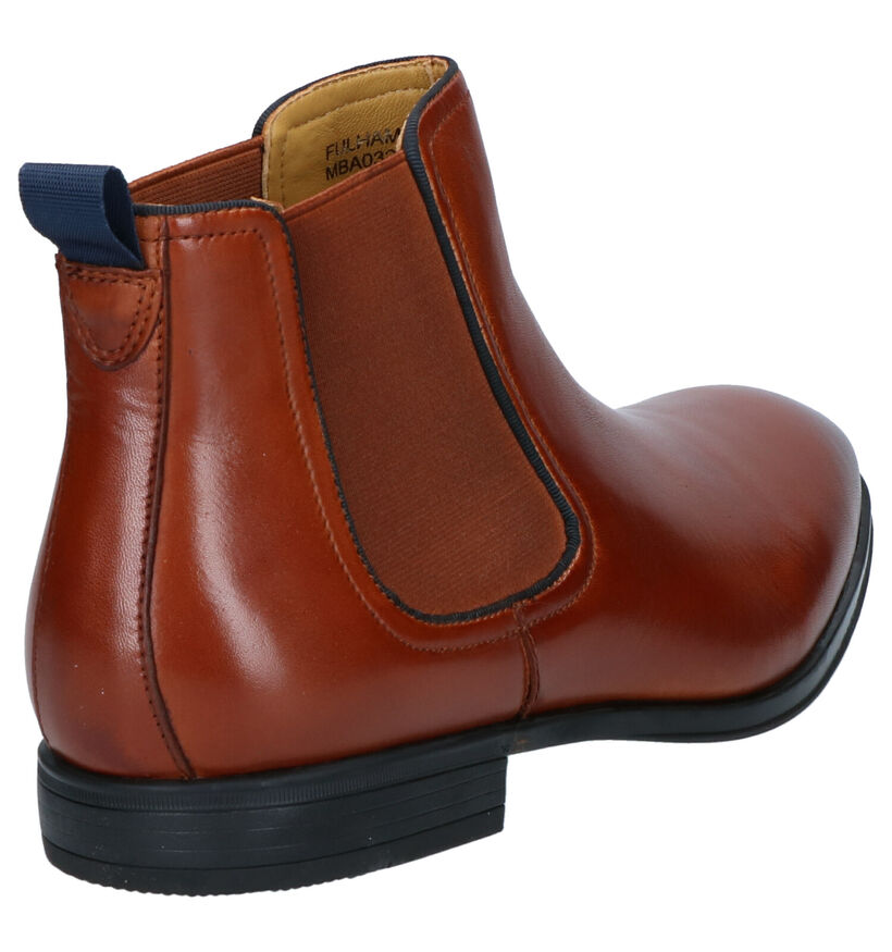 Steptronic Cognac Chelsea Boots in leer (259265)